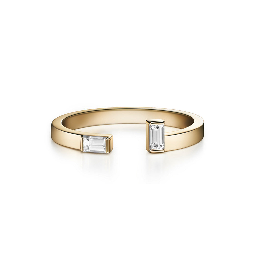 Selin Kent 14K Marla Ring with Baguette Diamonds