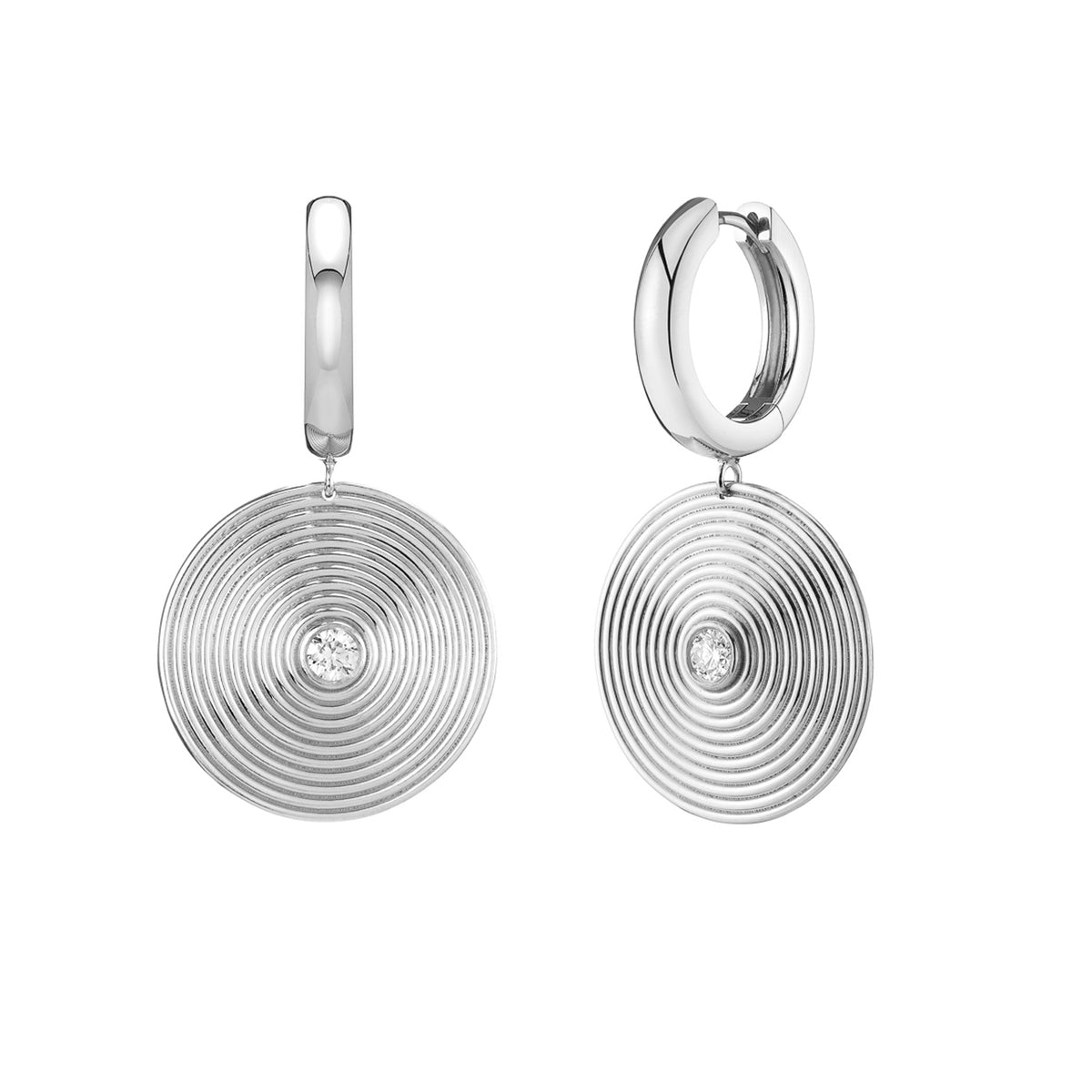Nicola Hoop & Drop Earrings