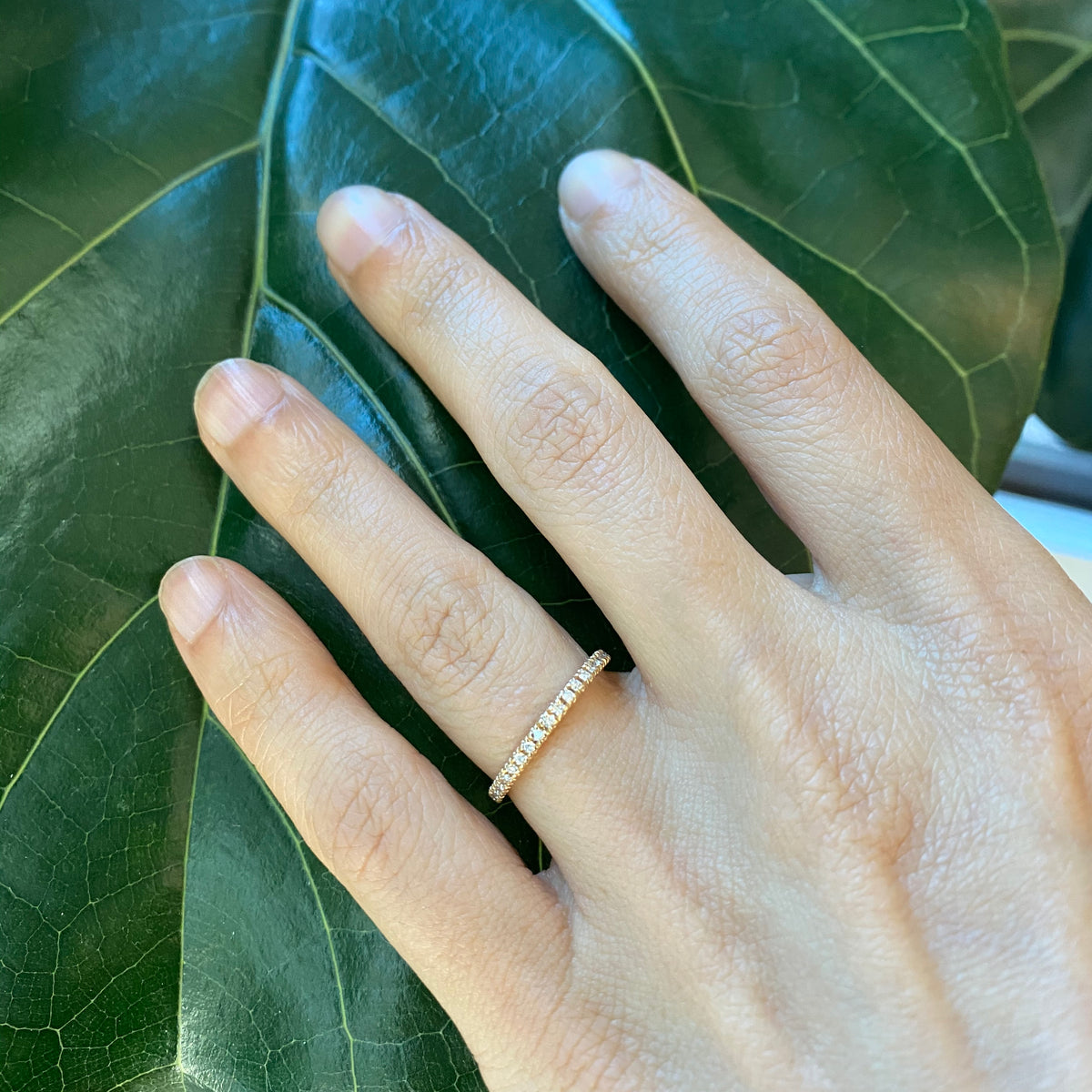 White Diamond Eternity Band