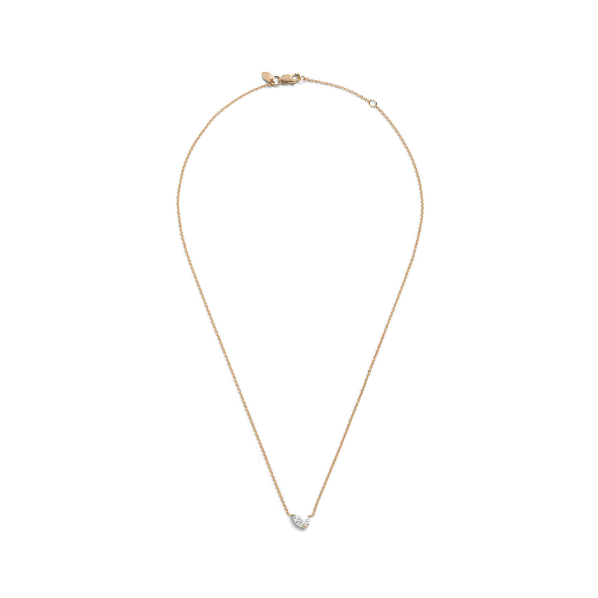 Selin Kent 14K Defne Necklace with Two Marquise White Diamonds