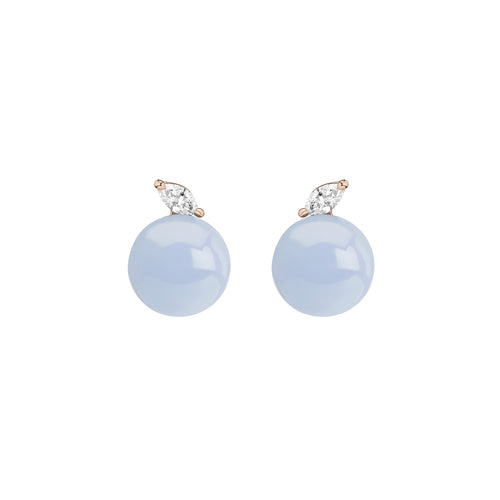 Lenu Earrings | Chalcedony