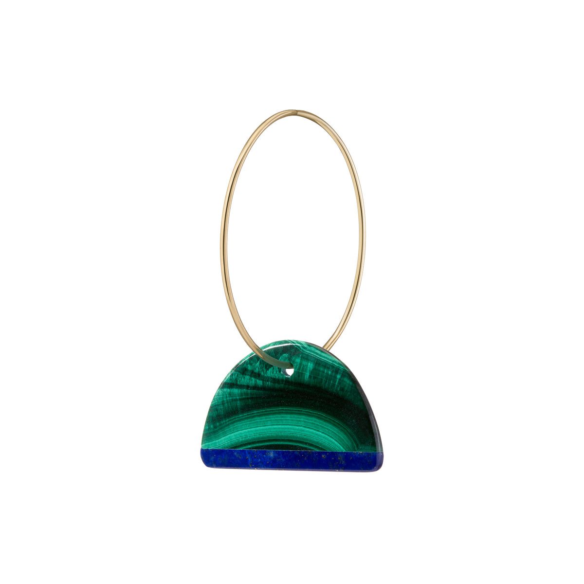 Symi Earrings - Lapis, Malachite, Turquoise