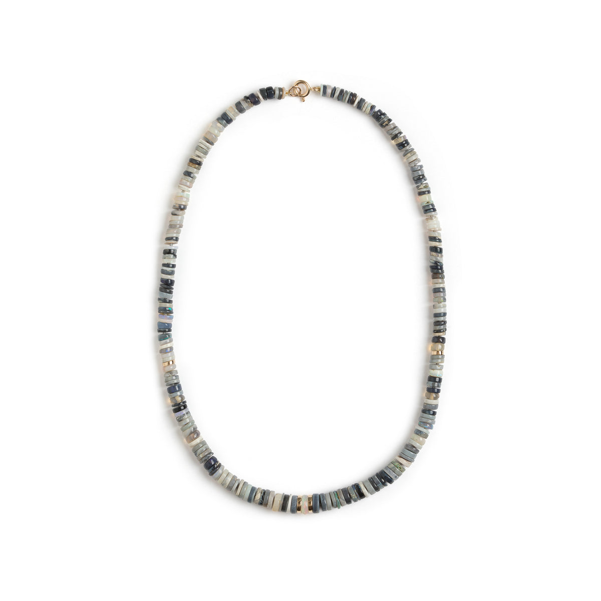 Opal Heishi Bead Necklace