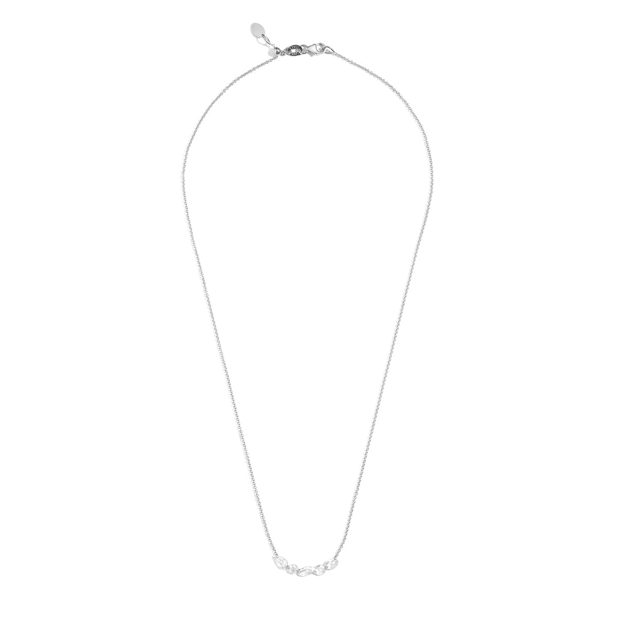Lina Floating Diamond Link Necklace
