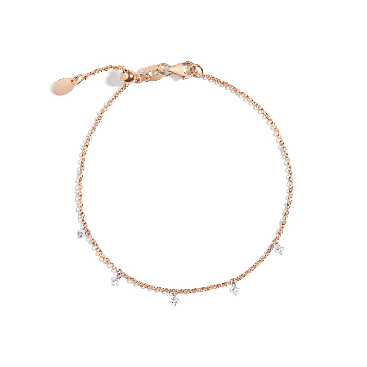 Sliced diamond bracelet deals
