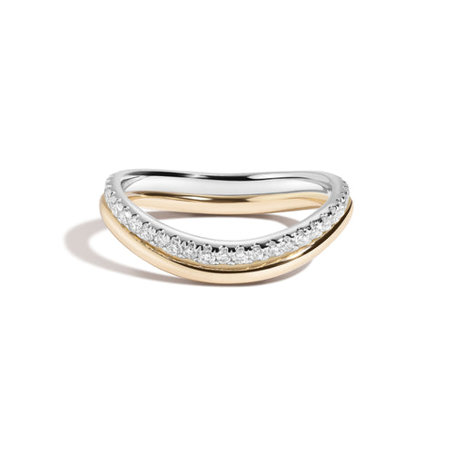 Bossa Nova Band & Diamond Ring Set