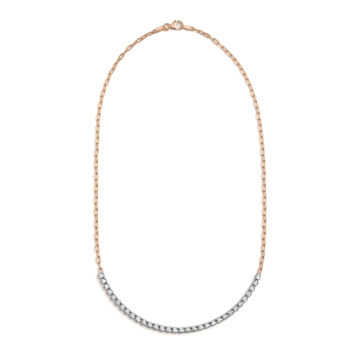 Simone Partial Tennis Necklace