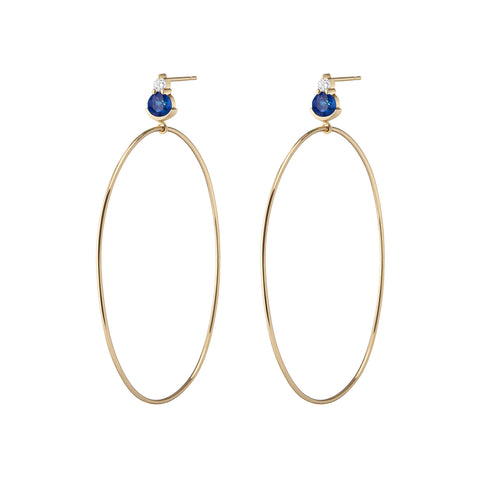 Rosa Earrings | Black Jade & Emeralds