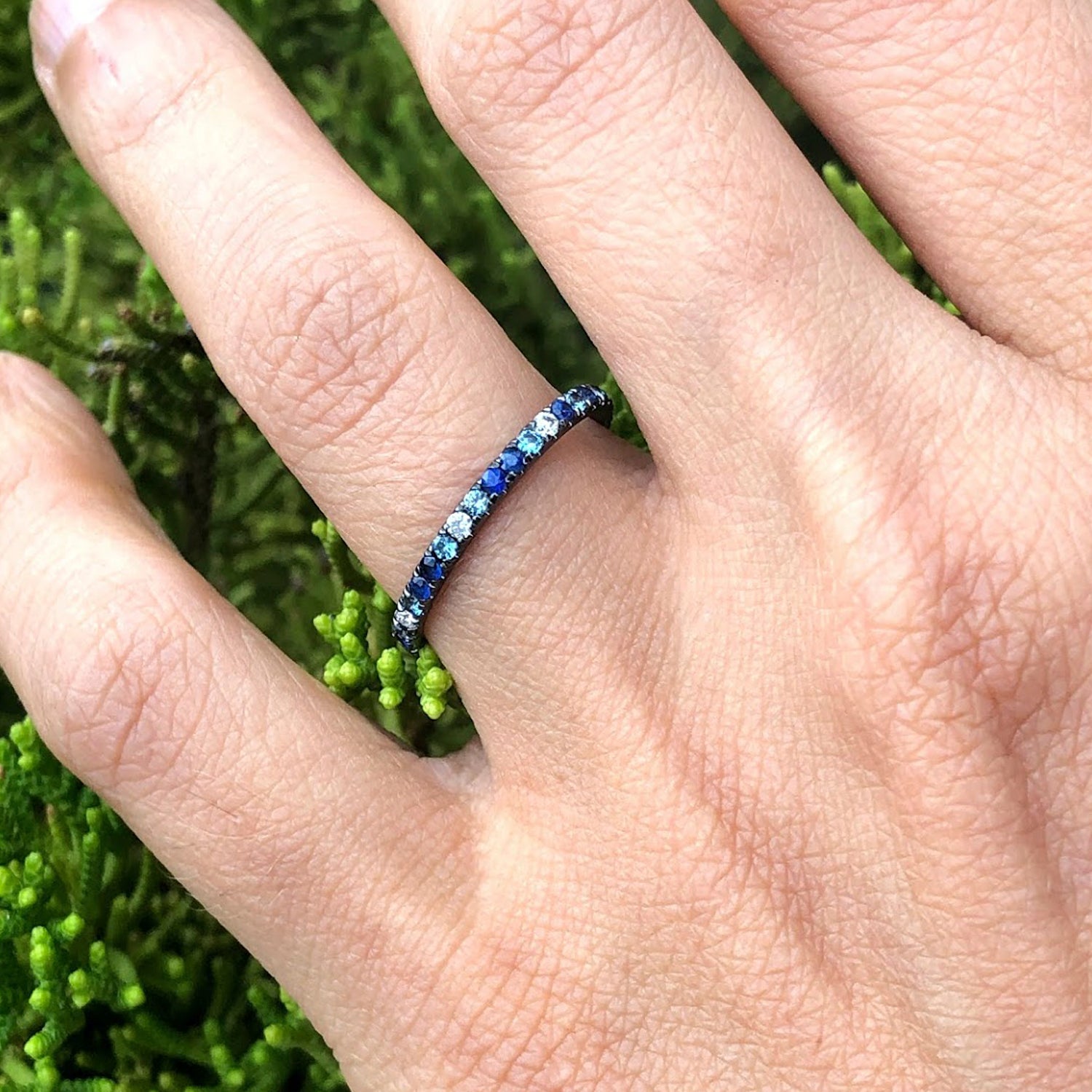 Adriatic Blue Eternity Ring