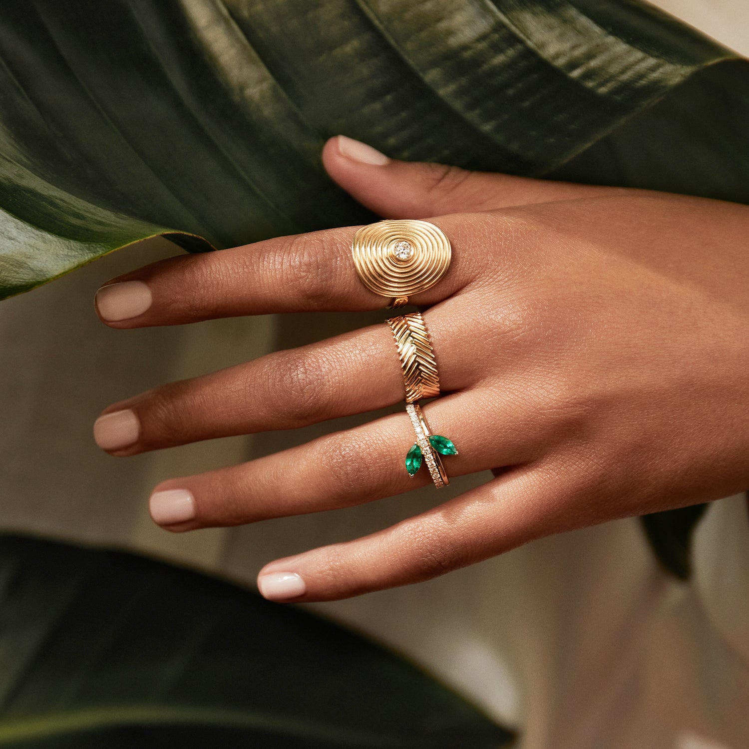Defne Ring | Emerald