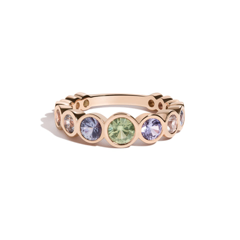 Crescendo Ring ~ Emerald Cut Diamond with Baguettes